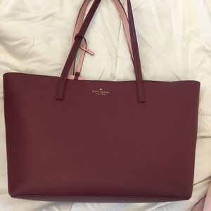 Maroon Loved Kate Spade Bag!
